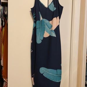 Stretchy cute tropical dress